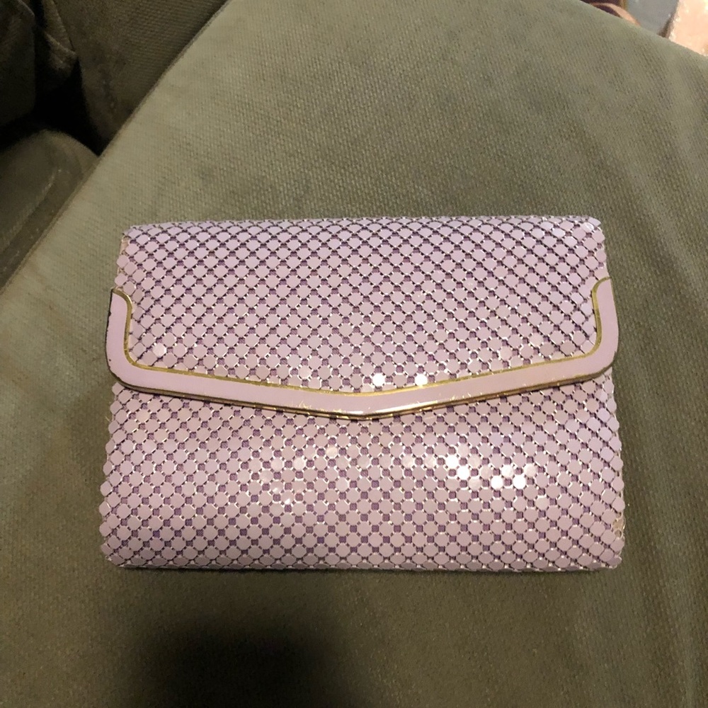 Vintage Purple Formal Sequined Evening Bag